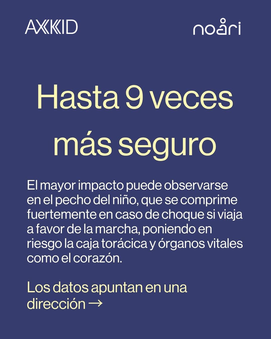 Estudio Axkid viajar a contramarcha es 9 veces más seguro