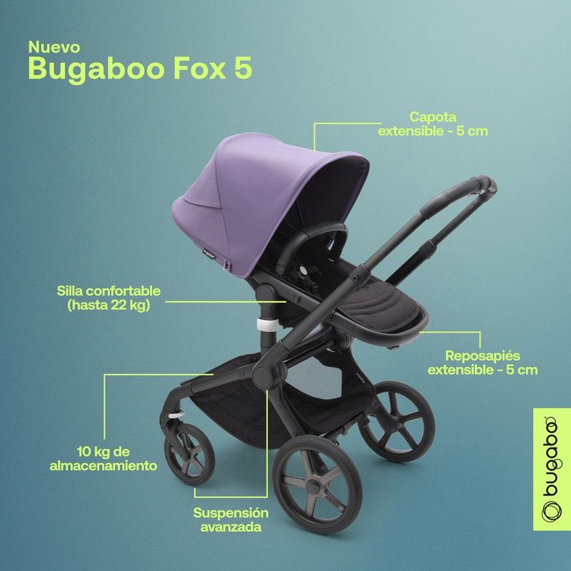¿Cúales son los aspectos que hacen único al nuevo Bugaboo Fox 5?