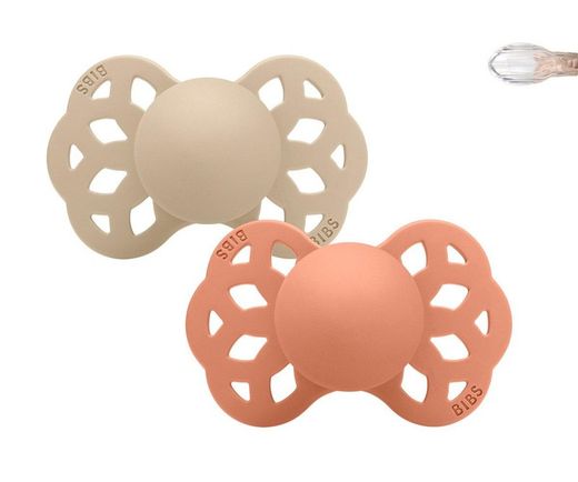 2 Xumets BIBS Infinity Simètrica Vanilla/Peach