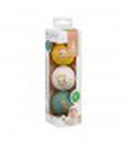 3 bolitas musicales 100% hevea Sophie la girafe