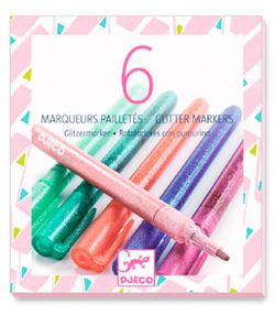 Colores para peques 6 marcadores de espuma Djeco