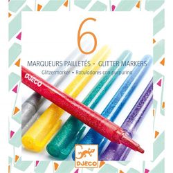 6 pennarelli glitterati Djeco