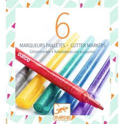 6 pennarelli glitterati Djeco