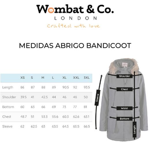 Bandicoot Herren-Tragemantel Schwarz
