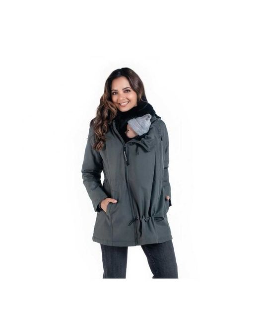 Wallaby 2.0 Black Soul Pregnancy and Carriage Coat (Gray and black)