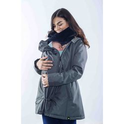 Wallaby 2.0 Black Soul Pregnancy and Carriage Coat (Gray and black)