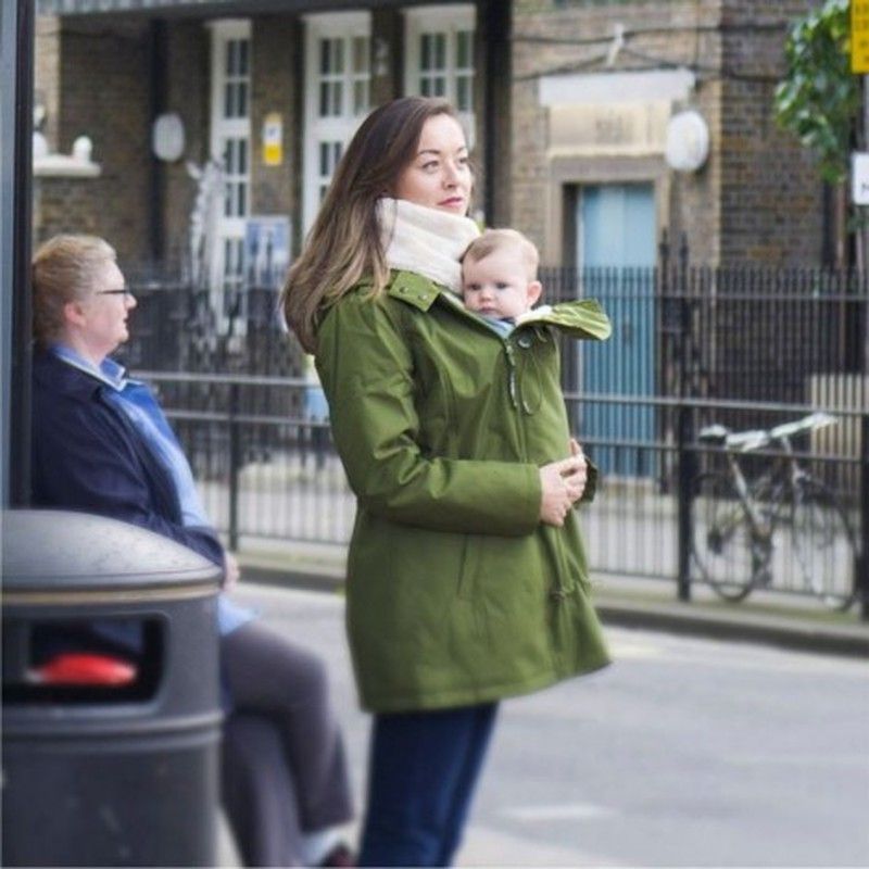 Wallaby Manteau de transport et de grossesse vert forêt (vert