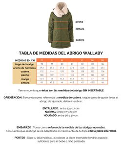 Wallaby 2.0 Forest Green Carriage and Pregnancy Coat (Green and Beige)