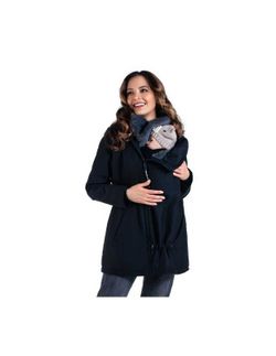 Wombat Wallaby 2.0 pregnancy and carry coat - Charcoal gray (black / gray)