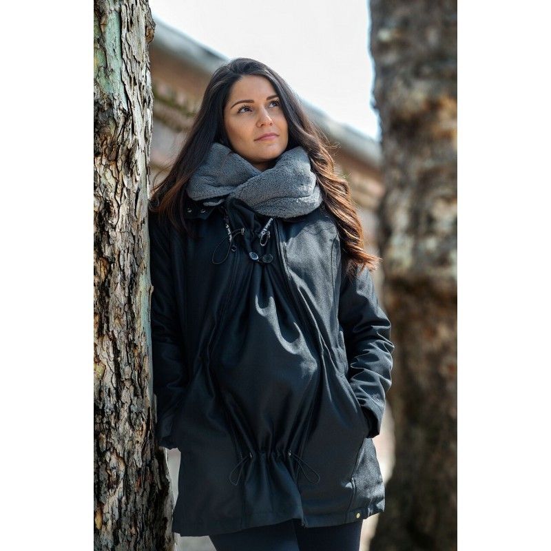 Parka Veste De Grossesse Et Portage Hiver Parka Grossesse Kaki Et