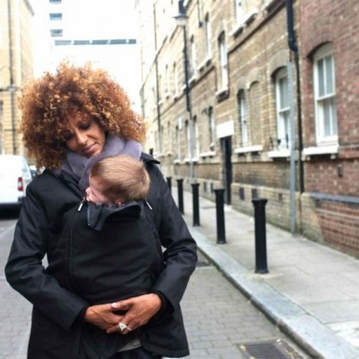 Wombat Wallaby 2.0 pregnancy and carry coat - Charcoal gray (black / gray)