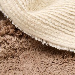 Alfombra Arco Iris Natural con Latex (80x130 cm) Little Dutch