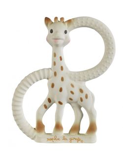 Anillo de dentición SO'PURE Sophie la girafe (de goma natural) Versión blanda