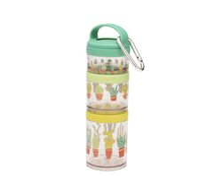 Set de 3 recipientes apilables Twist & Snack - Sugarbooger