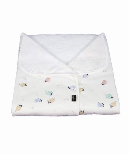 Arrullo estampado con reverso de rizo de algodón orgánico - Sonpetit