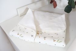 Arrullo estampado con reverso de rizo de algodón orgánico - Sonpetit