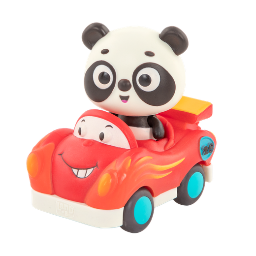 B. Bingo e Freddy Zoom Panda e la sua macchina