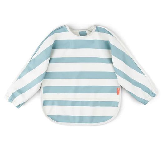 Stripes Done by Deer Lätzchen mit Tasche und Ärmeln