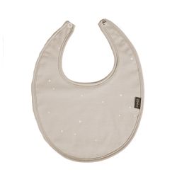 Babero de punto liso estampado con reverso de rizo impermeable - Sonpetit