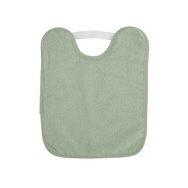 Babero rizo plastificado goma SARO Azul