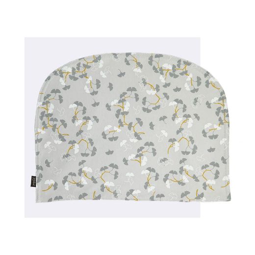 Lenzuolo con angoli elasticizzati per culla/cestino con bavaglino in cotone