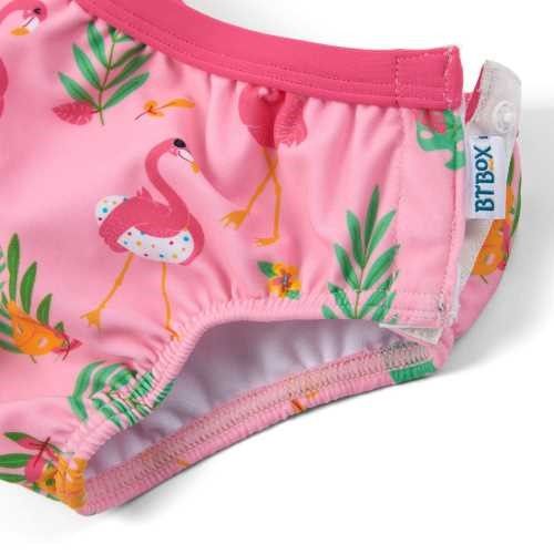 Bañador pañal Flamingos T. 3-6m BTBOX