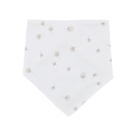 Bandana de malha lisa estampada em algodão orgânico com forro impermeável em tecido atoalhado - Sonpetit