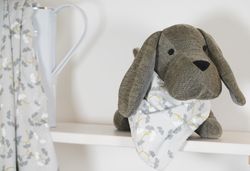 Bandana de punto liso estampado con reverso de rizo impermeable - Sonpetit