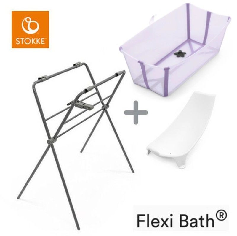 Bathtub with stand and complete Flexi Bath hammock  Nori Baby Store