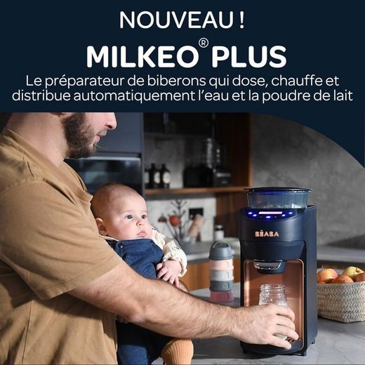 Béaba Milkeo® Plus Bottle Dispenser - Night Blue