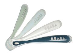 Béaba juego de 4 cucharas silicona 1era edad