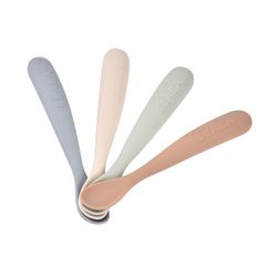 Béaba set of 4 silicone spoons for 1st age