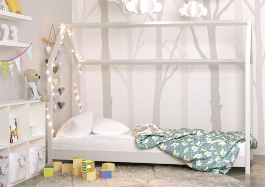 BELLA - White House 160x80 Kocot Kids