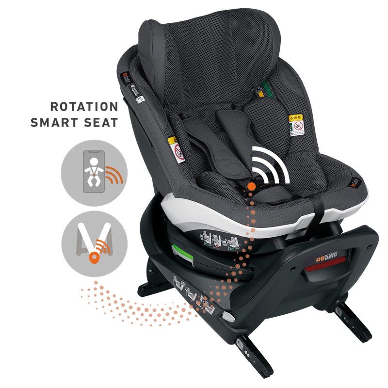 BeSafe iZi Turn M i-Size carbón 3D ventilado