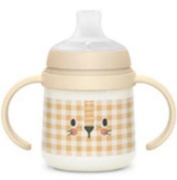 Biberón de aprendizaje con asas luminosas 150ml +6m Suavinex