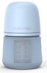 Biberón de silicona 120ml con tetina fisiológica de silicona SX Pro de Flujo Suave Suavinex