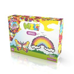 MELI MINIS Blocs arc-en-ciel thématiques 2 en 1 500 pièces