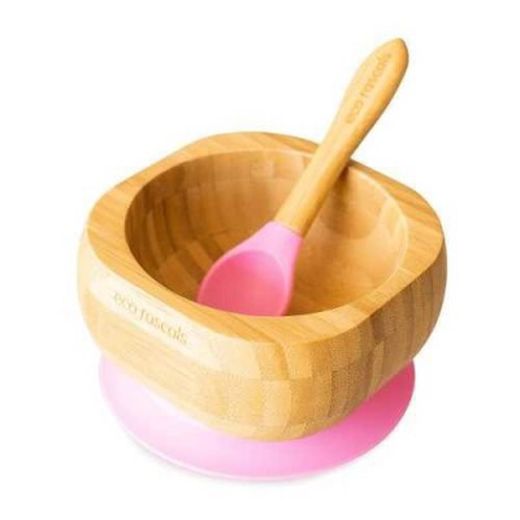 Bamboo bowl + spoon Eco Rascals