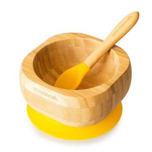 Bamboo bowl + spoon Eco Rascals