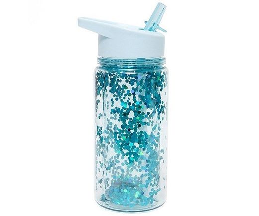 Glitzernde Tutete-Tritan-Flasche
