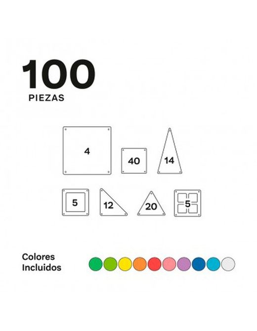 Braintoys Imanix 100 peças