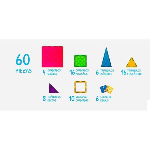 Braintoys Imanix 60 pieces