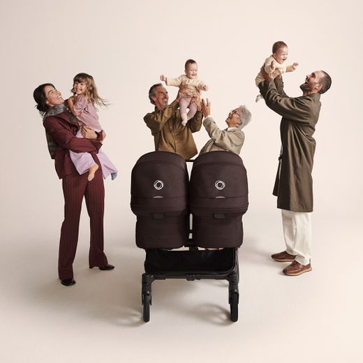 Bugaboo Donkey 6 GEMELAR completo (con dos sillas y dos capazos)