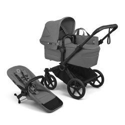 Bugaboo Donkey 6 GEMELAR completo (con dos sillas y dos capazos)