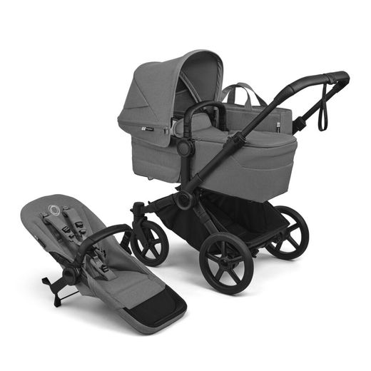 Bugaboo Donkey 6 GEMELAR completo (con dos sillas y dos capazos)