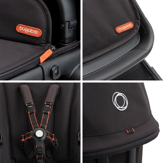 Bugaboo Fox Cub Complete Nero/Tortora Deserto-Tortora Deserto