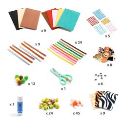 Coffret créatif Créer Animaux de la Jungle Djeco