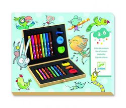Caixa de colorir infantil da Djeco