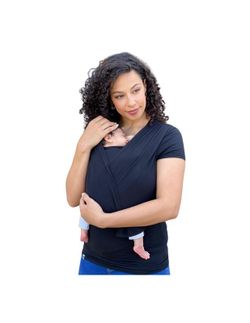 Camiseta portabebés QUOKKABABY Negra