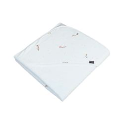 Capa de baño estampada con reverso de rizo algodón orgánico - Sonpetit